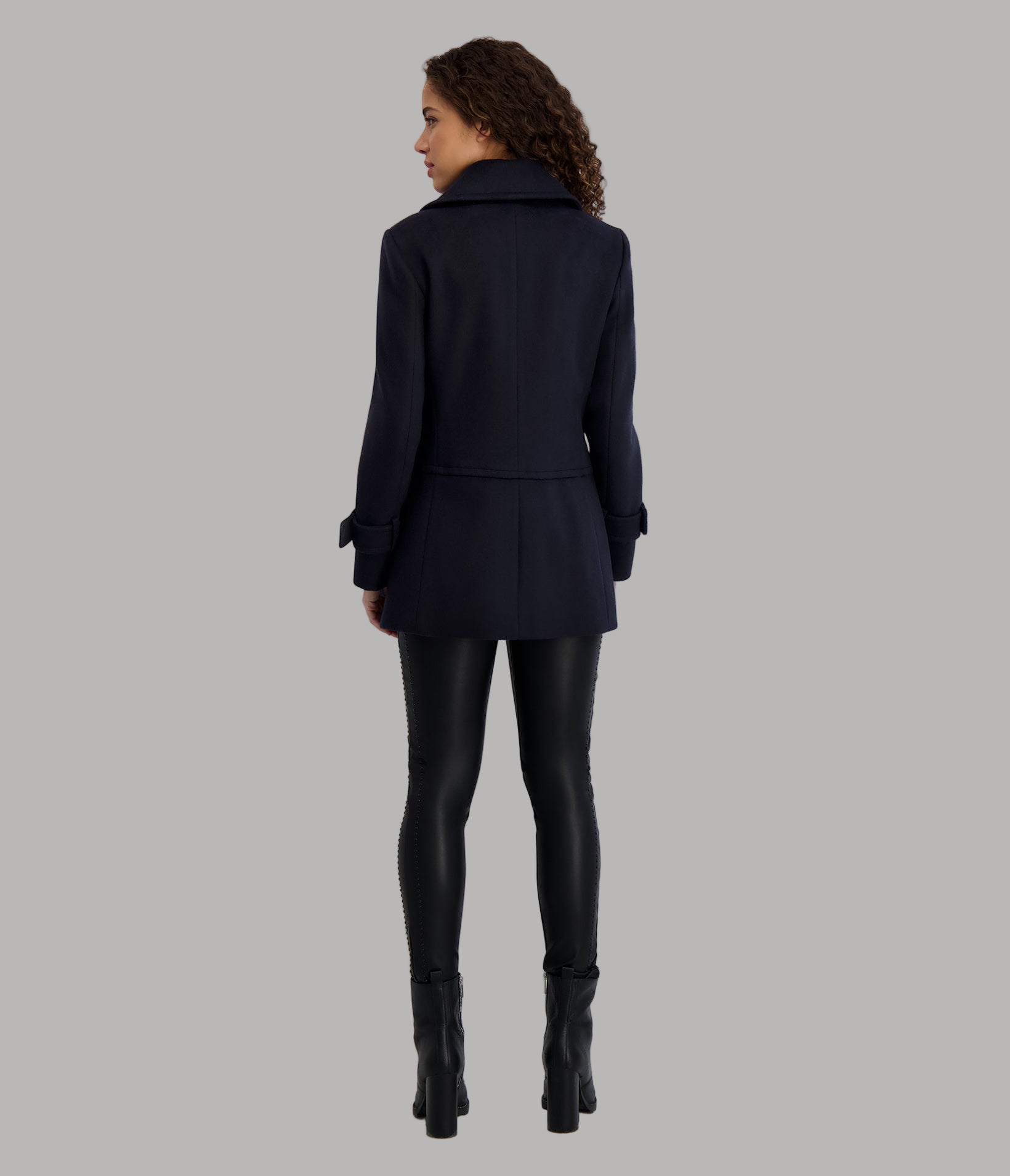 Double Breasted Pea Coat | Outerwear | Karl Lagerfeld Paris