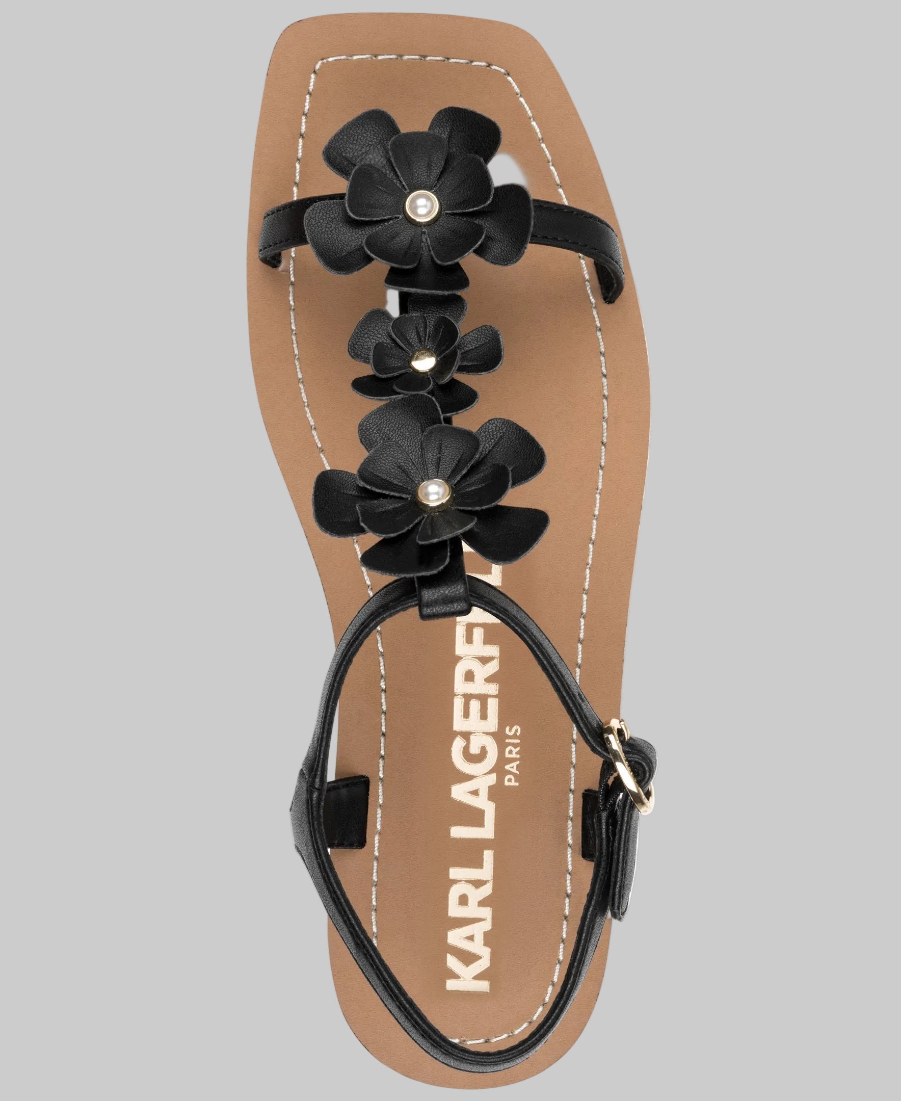 MARGATE SANDAL WITH FLOWERS VIEW 4