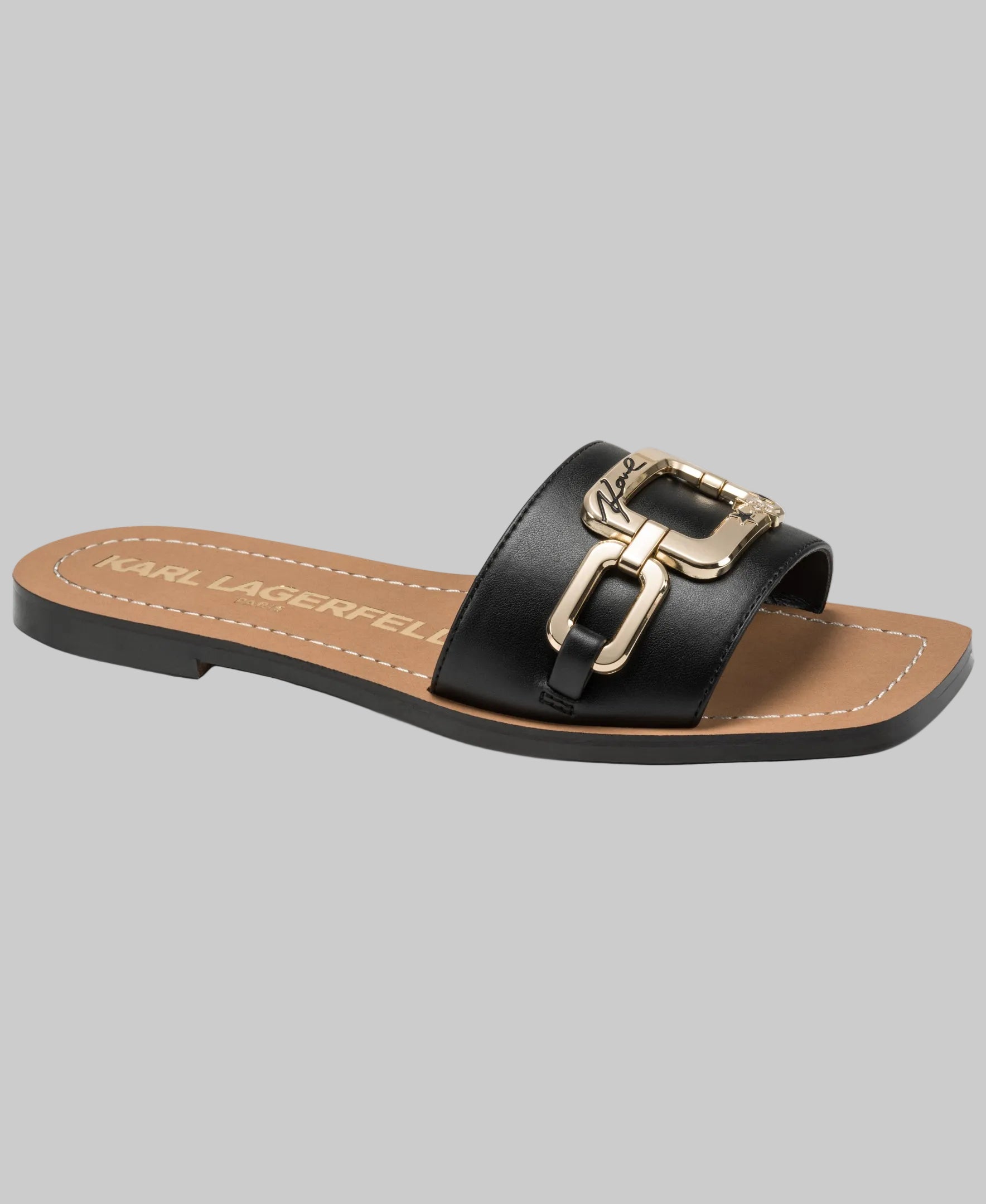 Marzella Chain Slide Sandal | Sandals | Karl Lagerfeld Paris