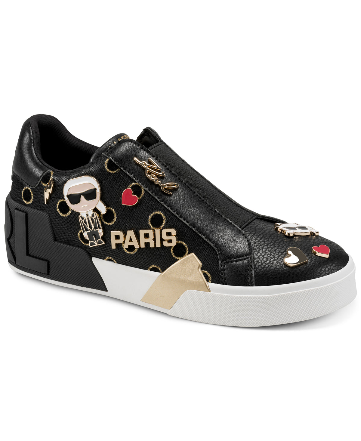 MAVISE VELVET DOT SLIP-ON SNEAKER VIEW 2