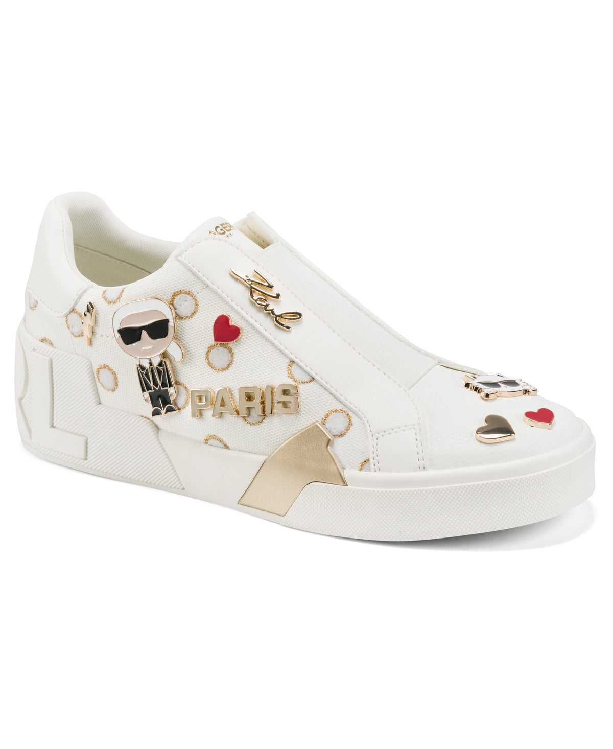 MAVISE VELVET DOT SLIP-ON SNEAKER VIEW 2