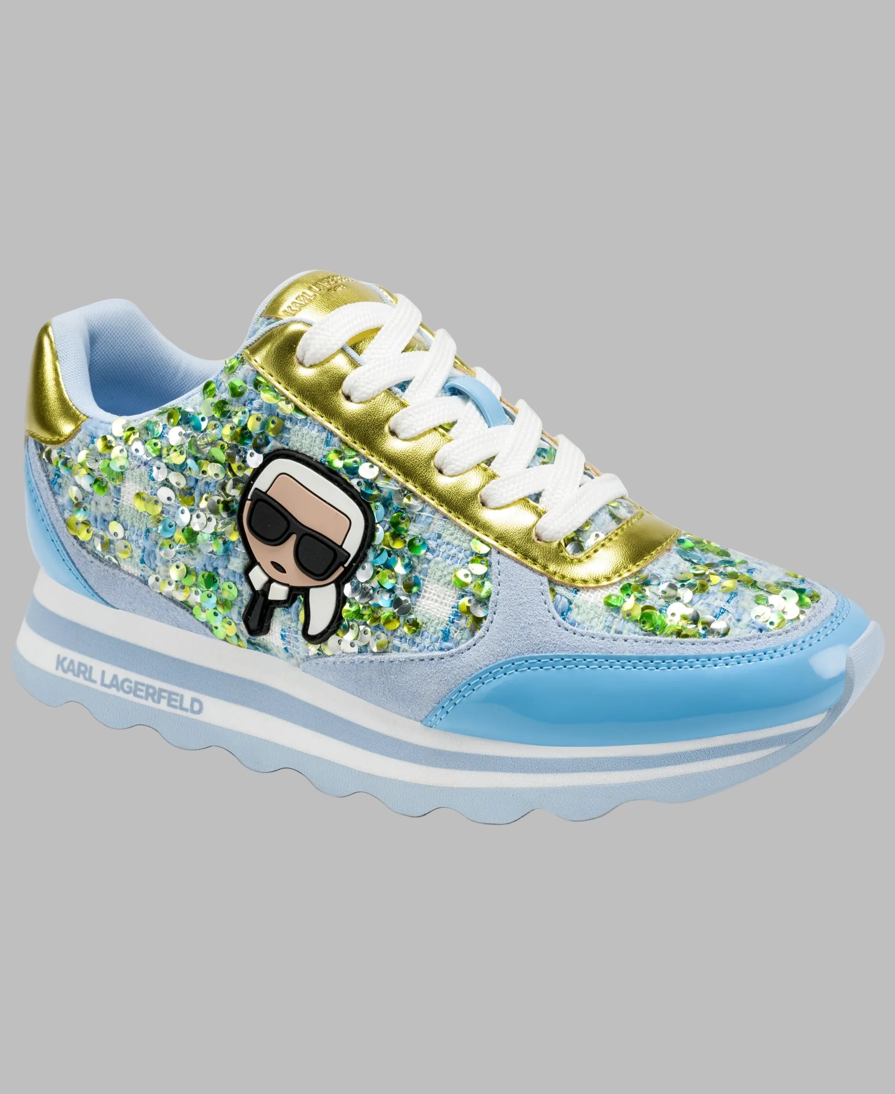 MEADE TWEED SEQUIN SNEAKER View 2 | Women's Shoes