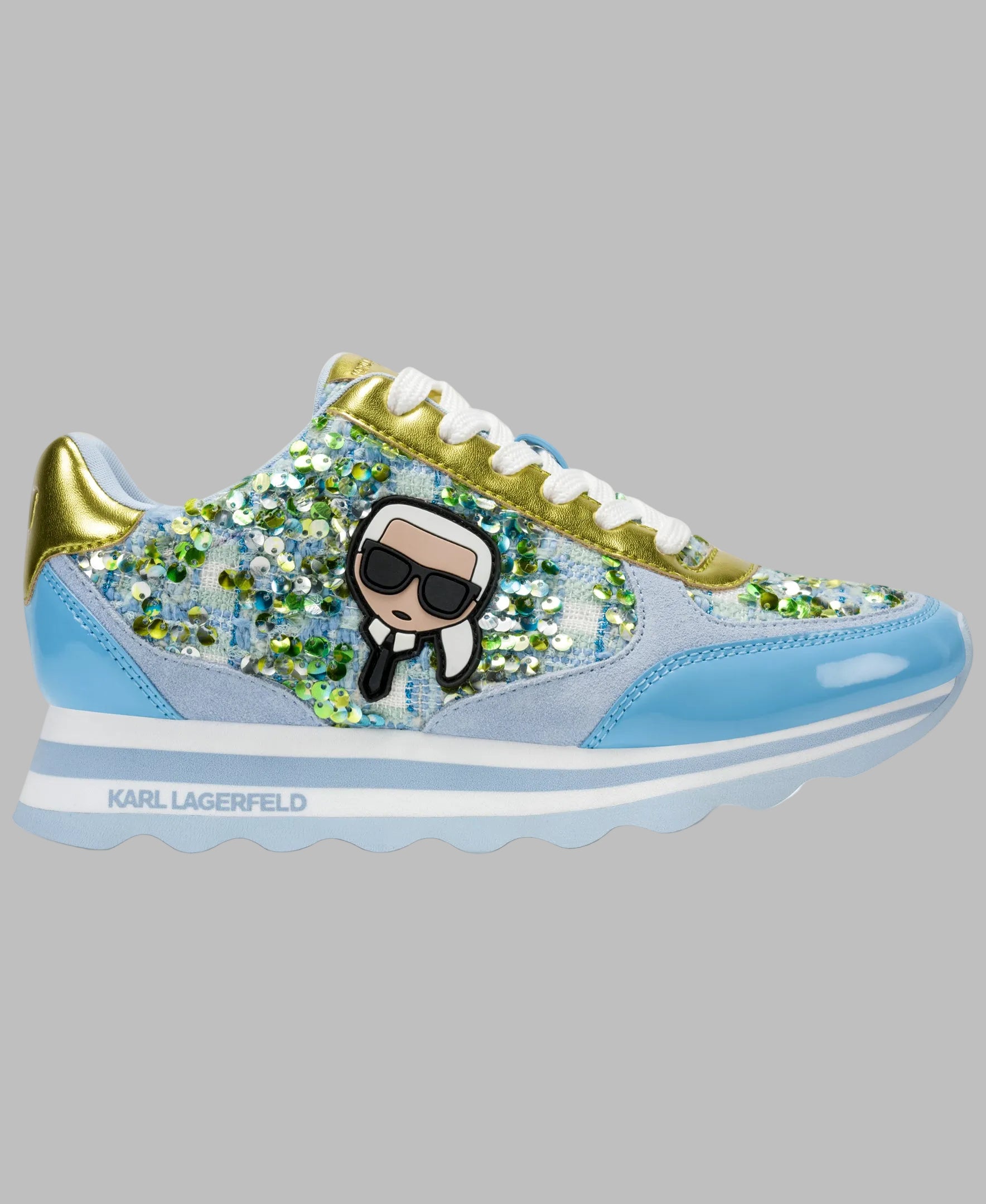 MEADE TWEED SEQUIN SNEAKER View 1 | Women's Shoes