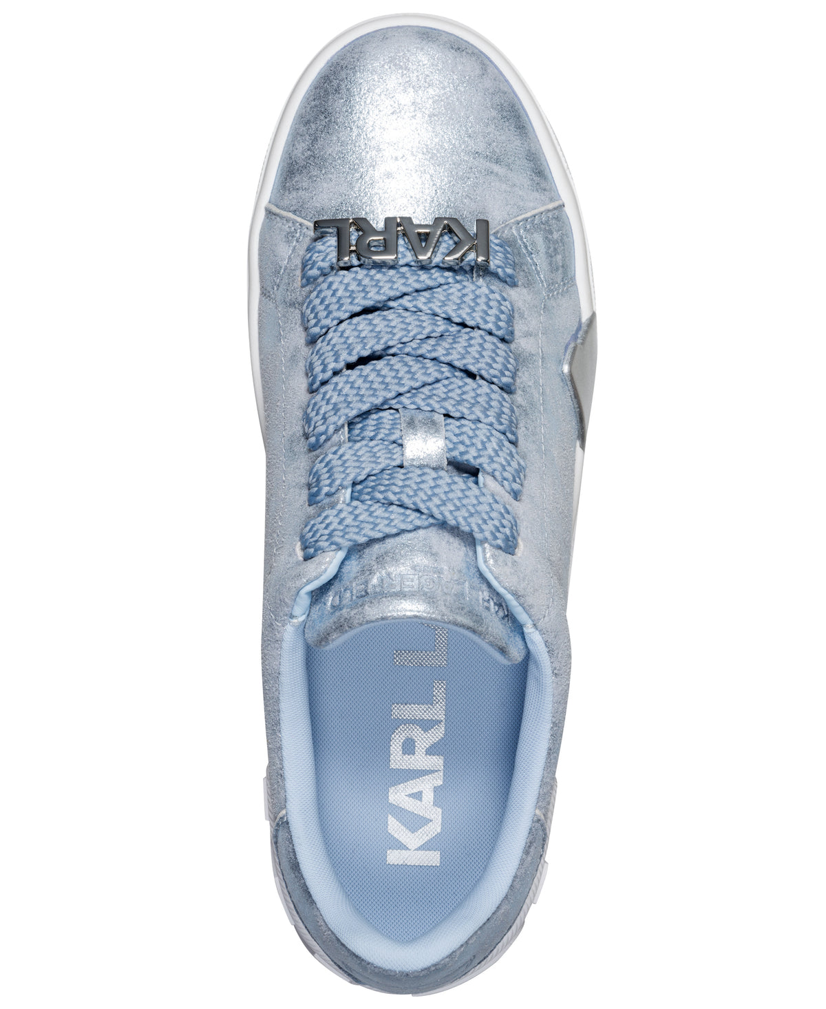 MELORA METALLIC LOGO LOW-TOP SNEAKER VIEW 4