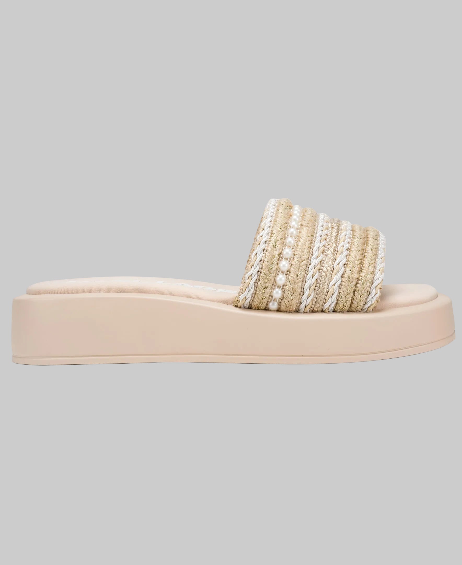 ORTLEY RAFFIA PLATFORM SLIDE View 1 | New Women's Shoes