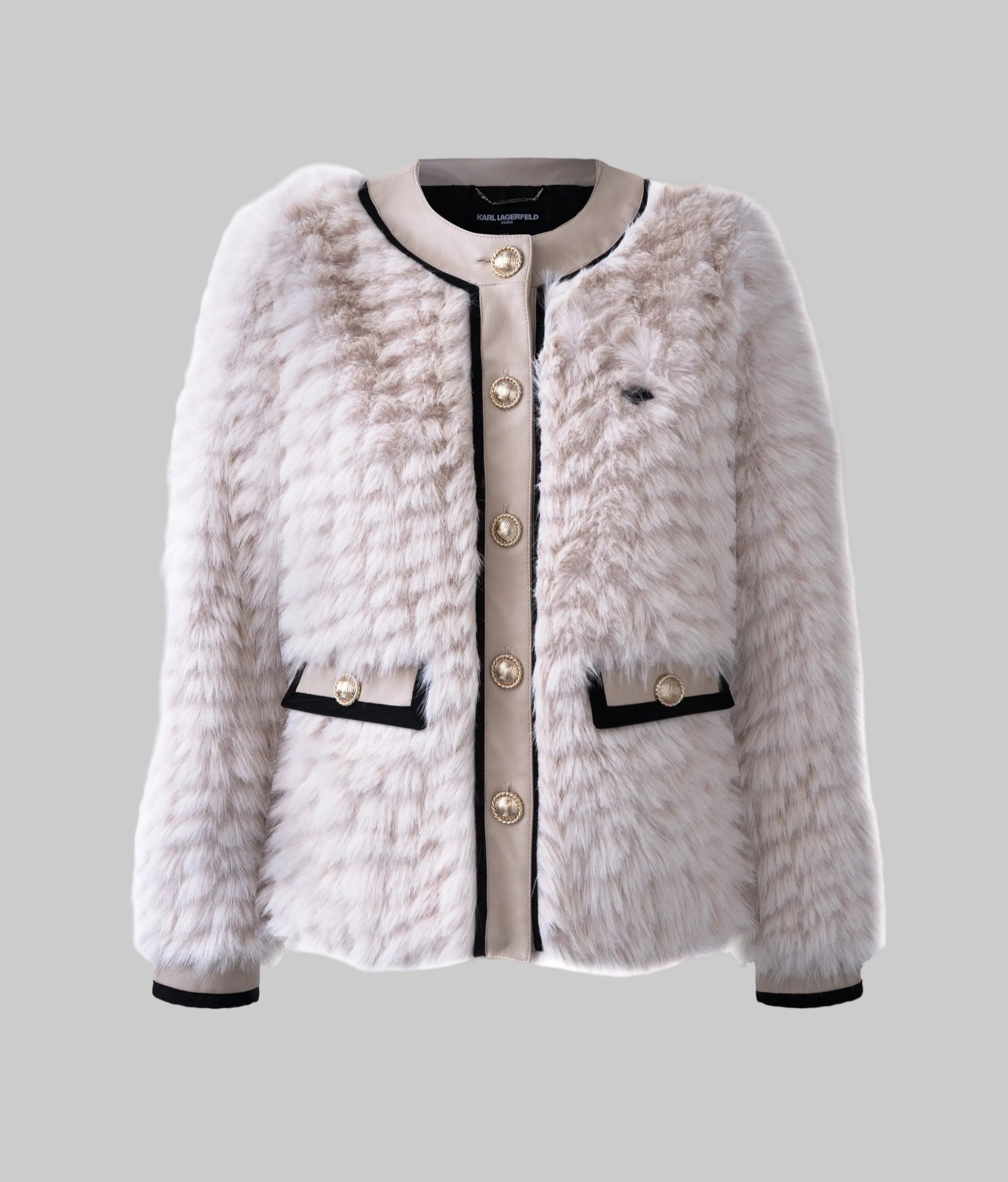 Faux Fur Cardigan Jacket | Jackets & Blazers | Karl Lagerfeld Paris