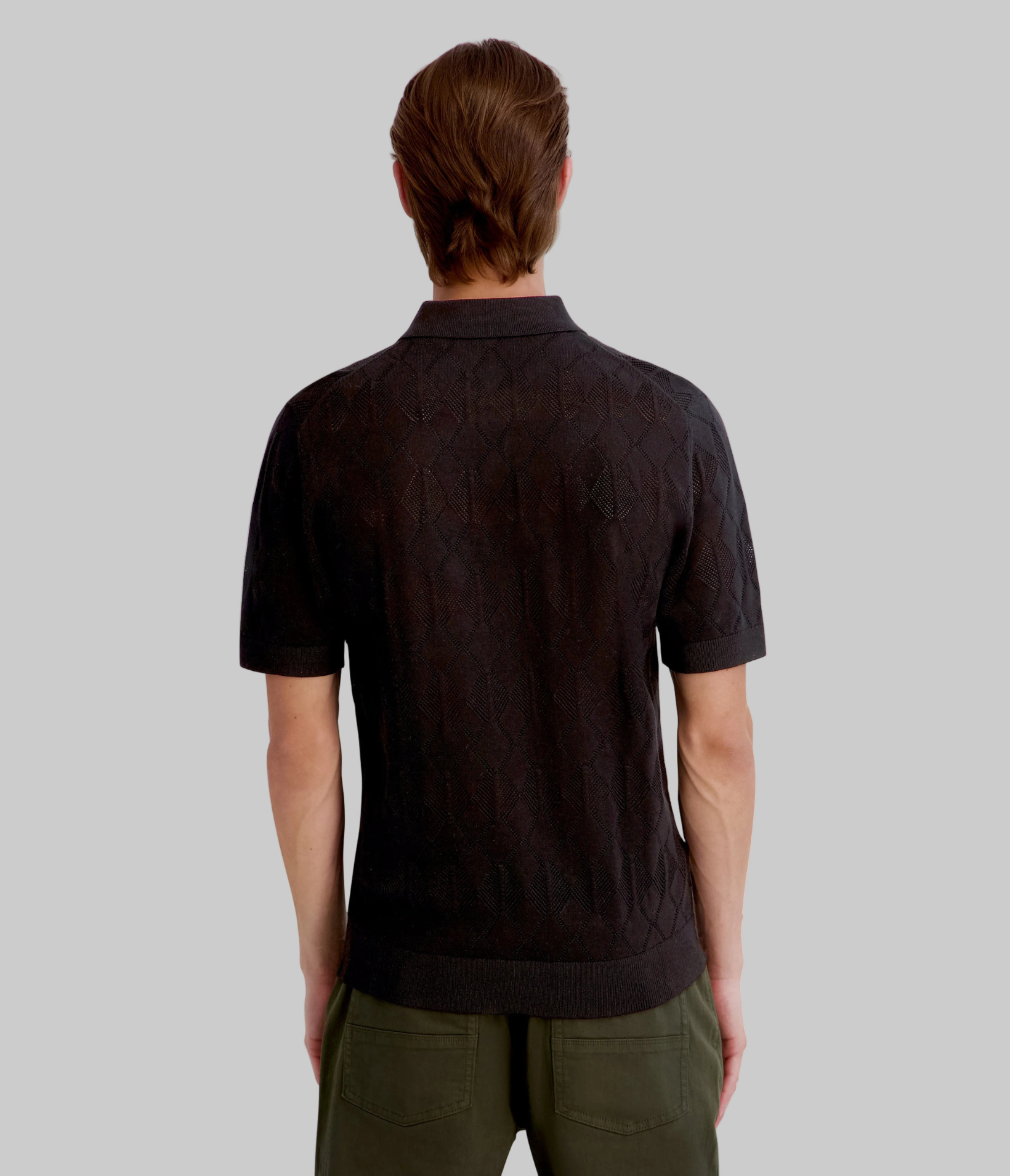 DIAMOND KNIT POLO VIEW 3 | KLP Promo Event