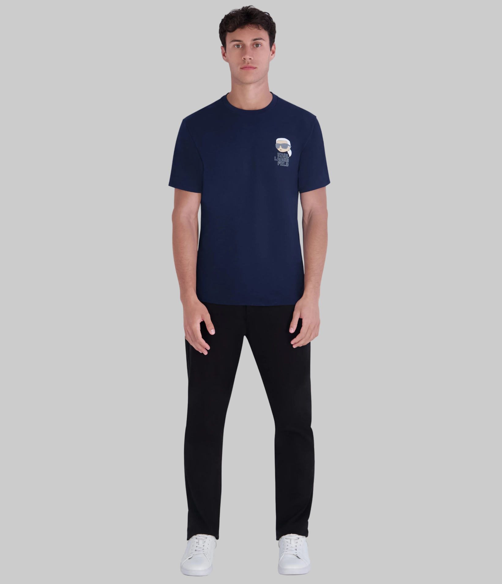KARL IN BLAZER LOGO TEE VIEW 4