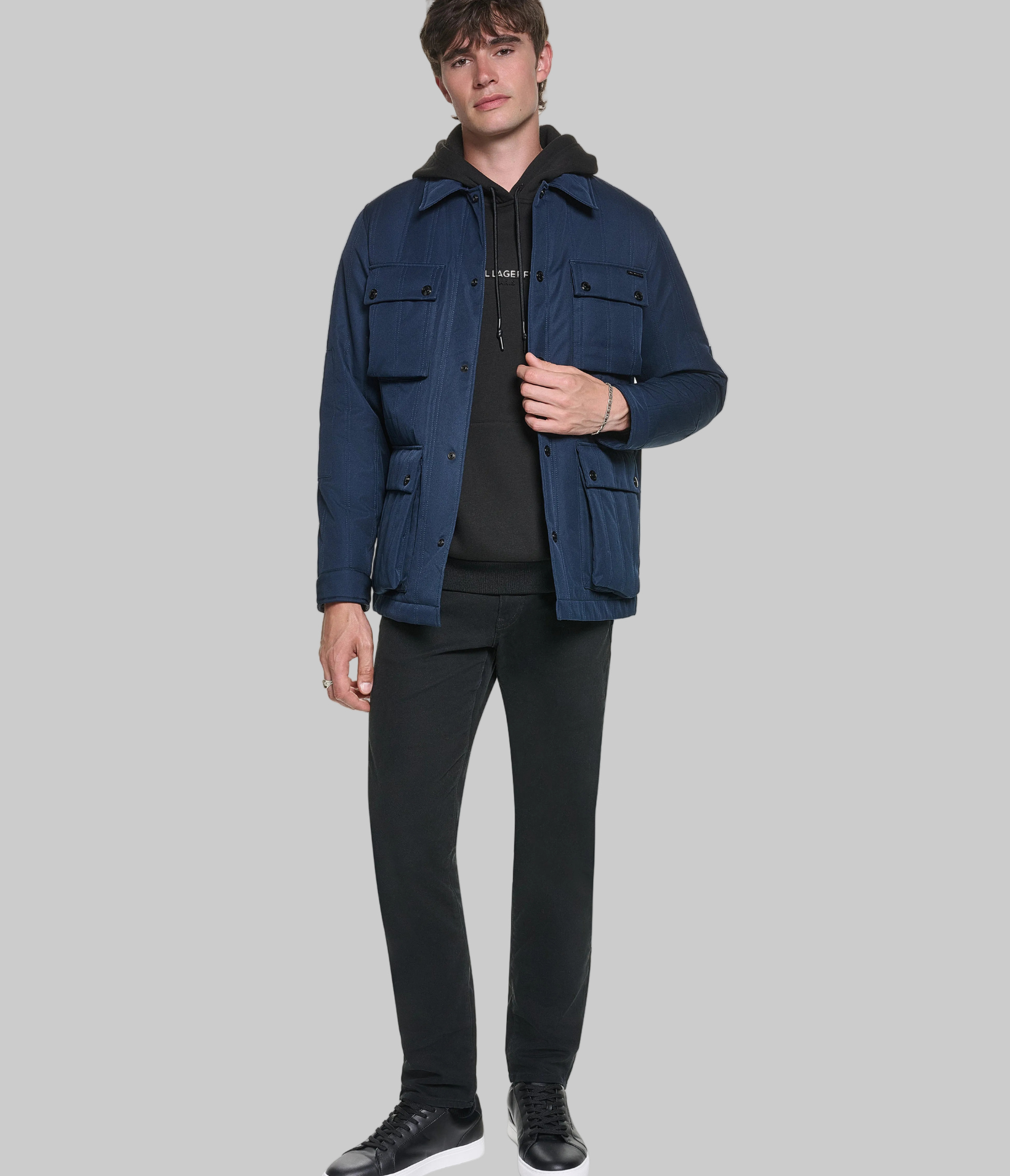 QUILTED SHIRT JACKET VIEW 4
