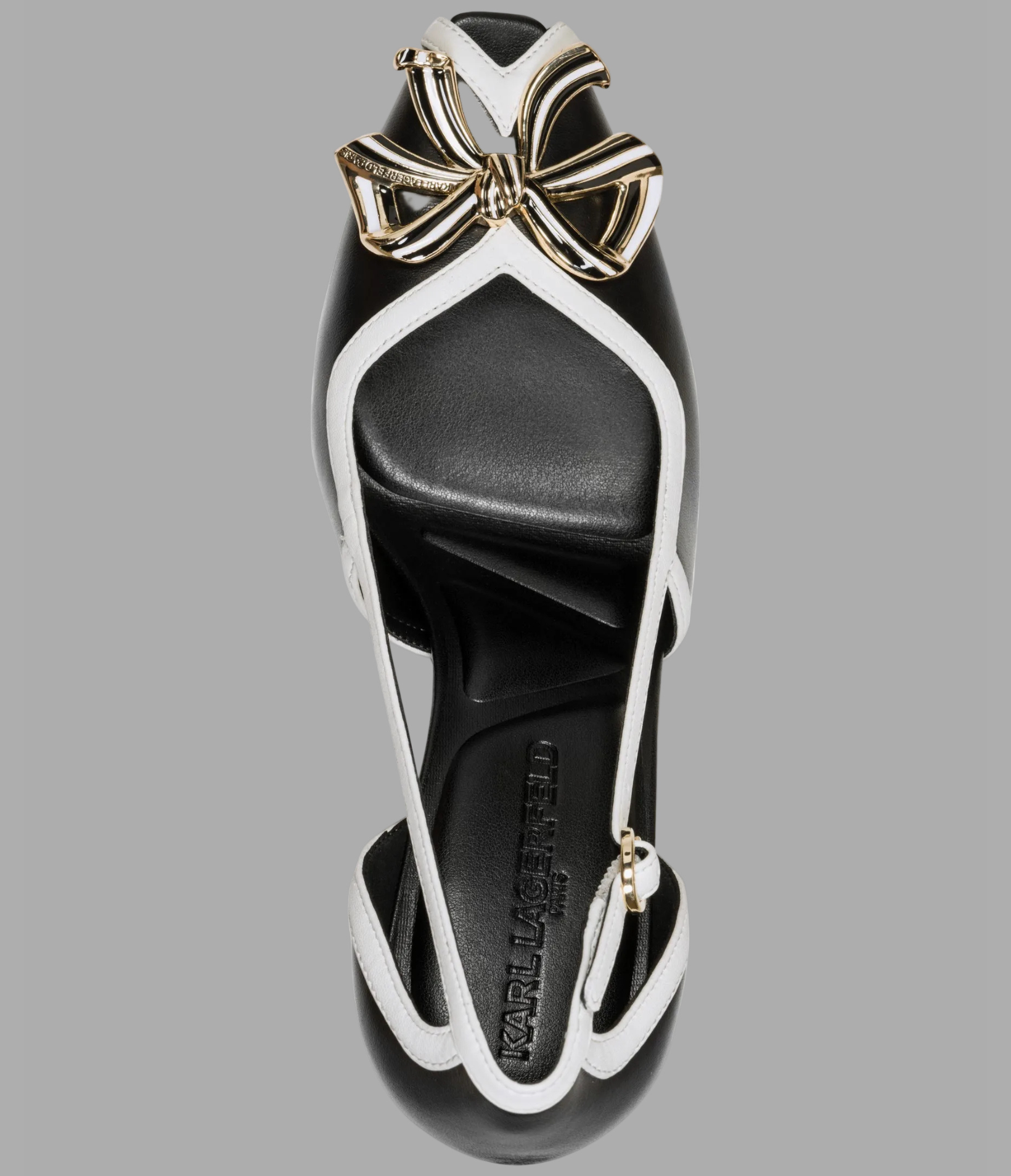LACEY LEATHER PEEP TOE BOW SANDAL VIEW 4 | Wear to Work