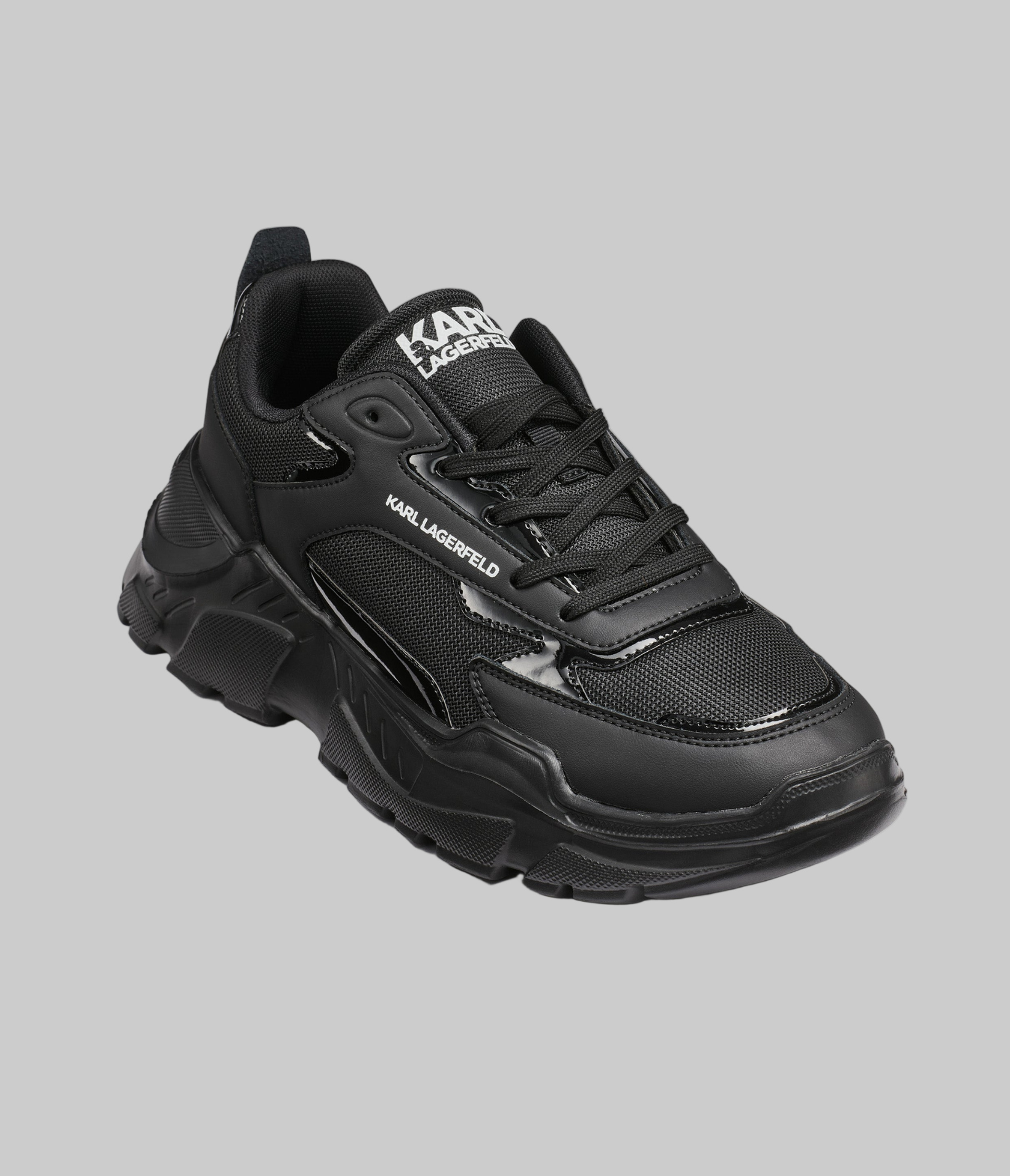 MIXED MEDIA RACER SNEAKER View 2 | Products