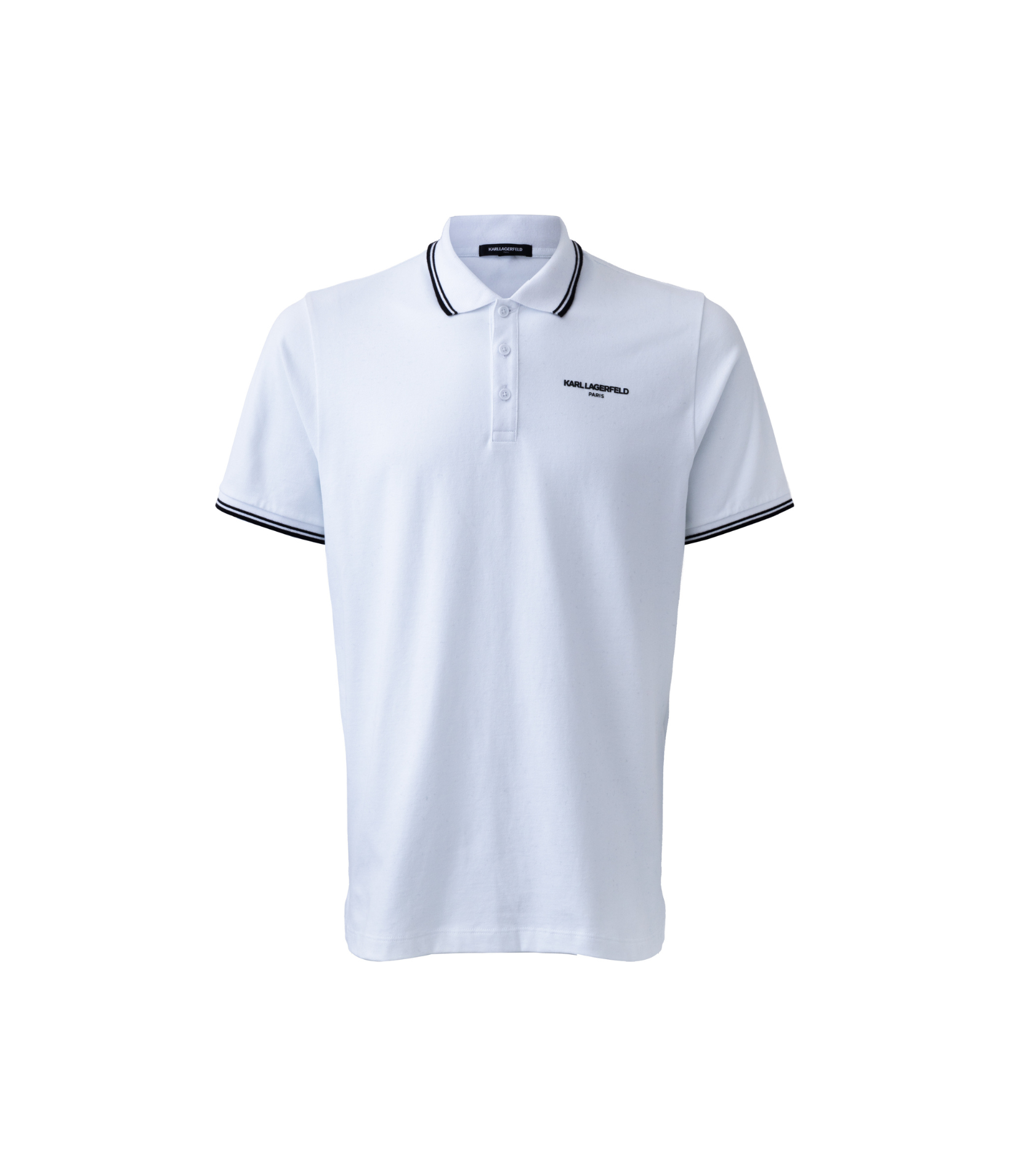 CONTRAST COLLAR LOGO POLO VIEW 1