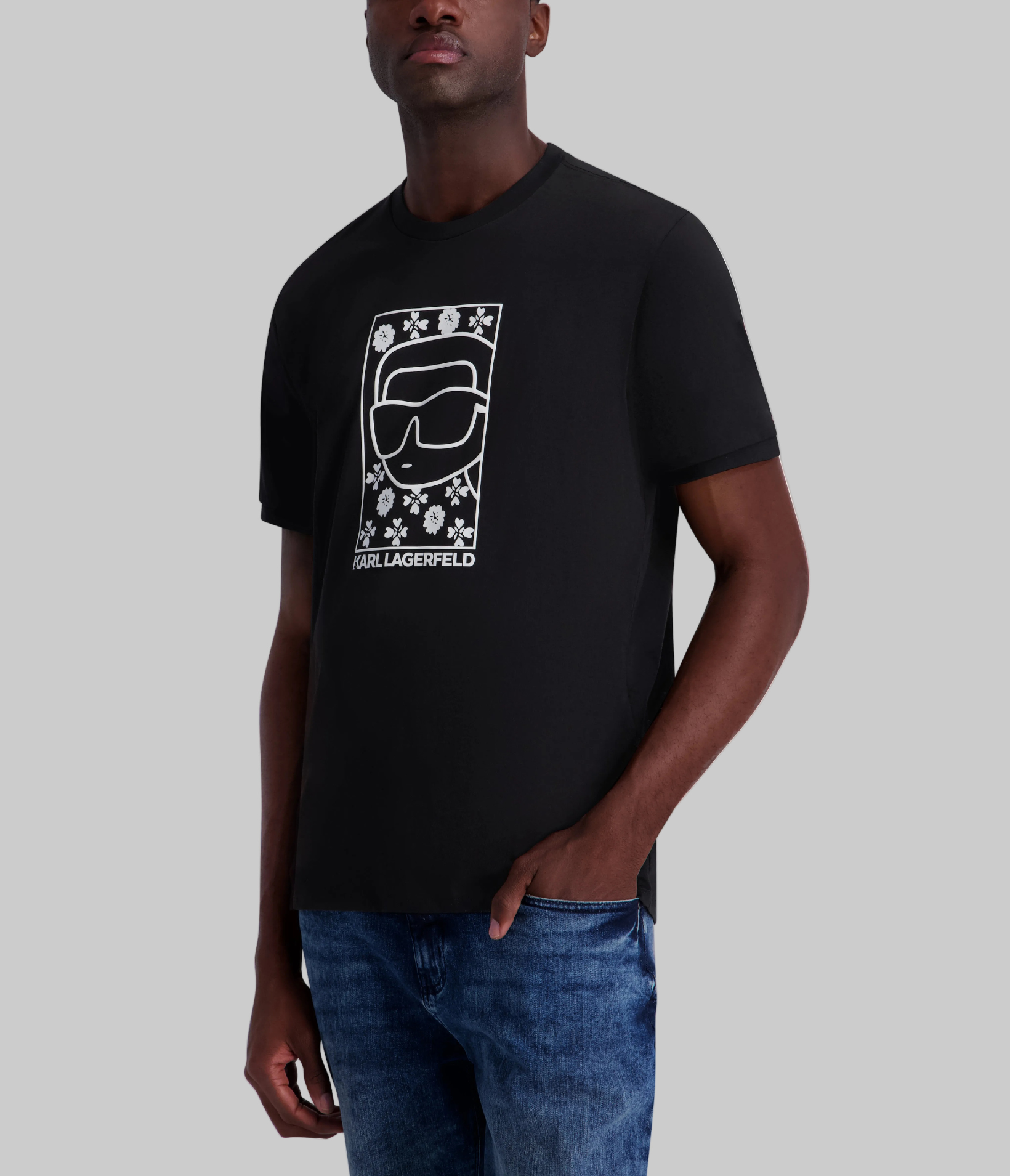 KARL FLOWER TEE VIEW 3 | New Men's Arrivals