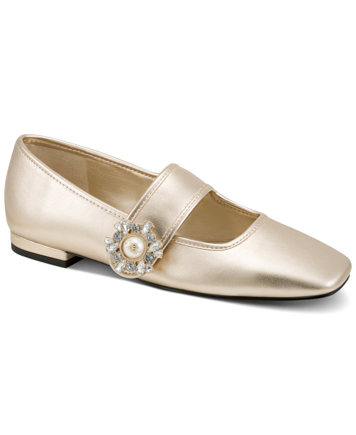 SABELLE METALLIC BALLET FLAT VIEW 2