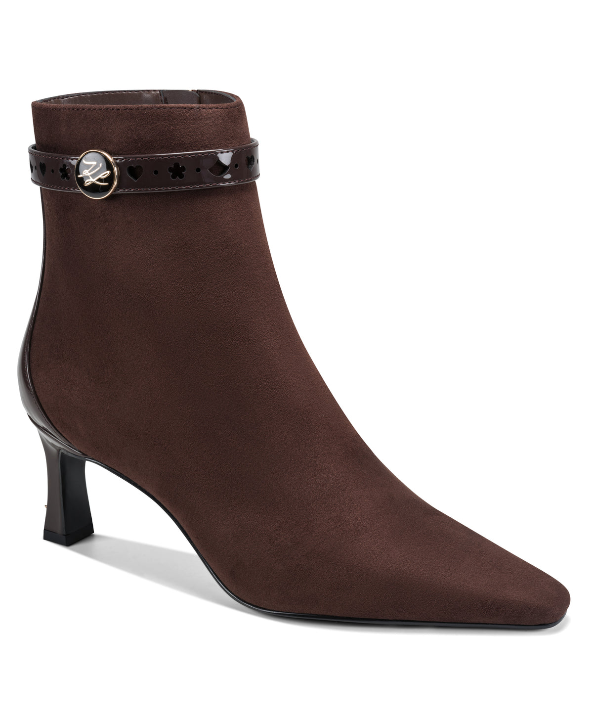 SHADOW LOGO STILETTO BOOTIE VIEW 2