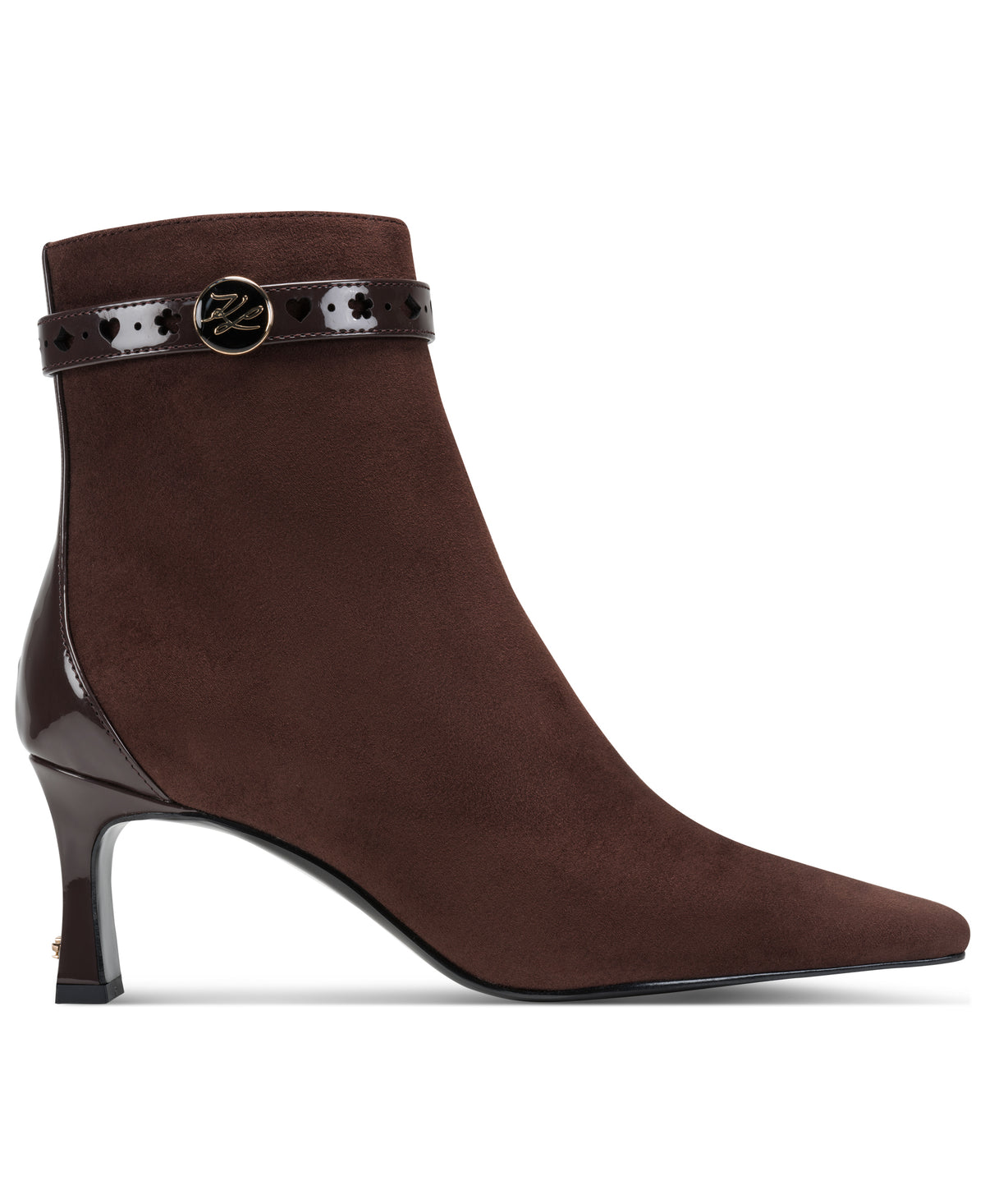 SHADOW LOGO STILETTO BOOTIE VIEW 1