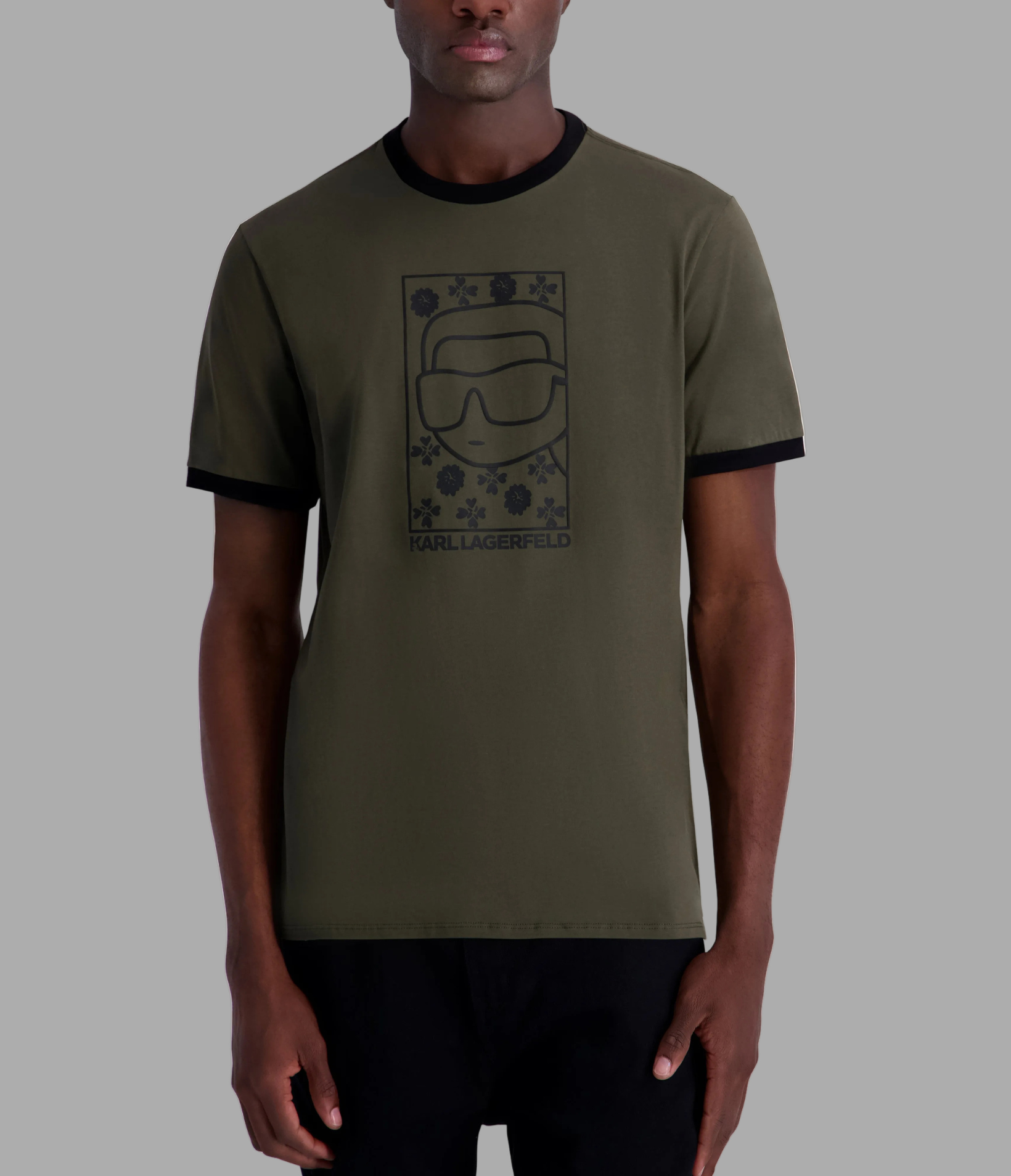 KARL FLOWER TEE View 1 | Men's Tees & Polos
