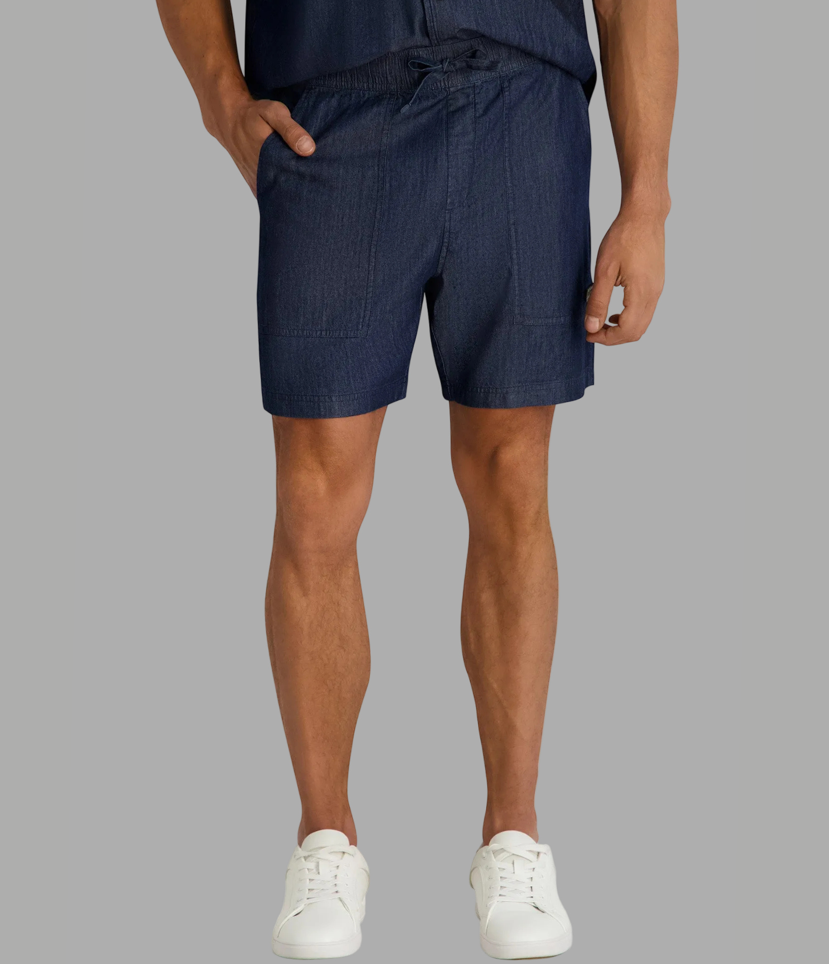 DENIM DAWSTRING SHORT View 1 | Men's Bottoms