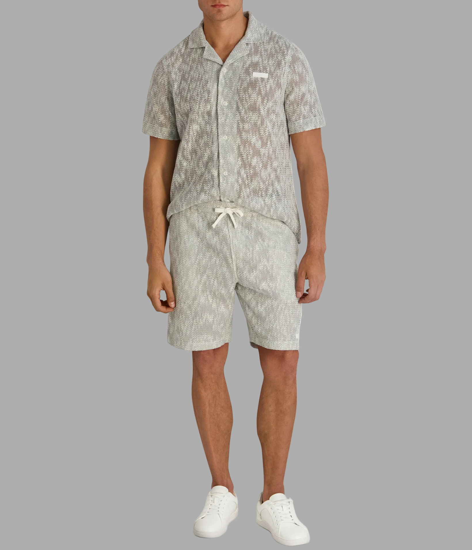 CLOSE WEAVE DRAWSTRING SHORT View 1 | Men's Clothing