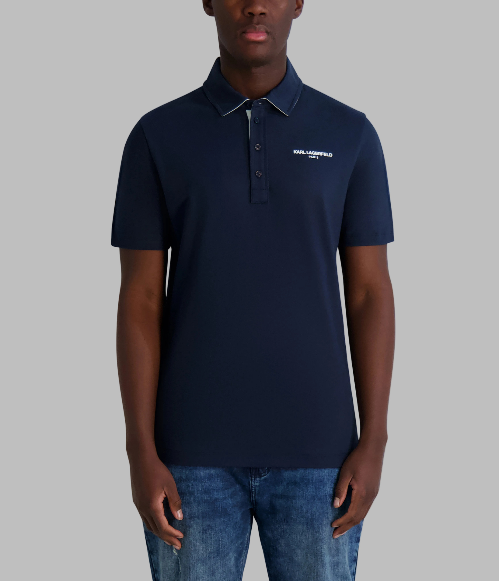 LOGO POLO WITH PLACKET DETAIL View 1 | New Men's Arrivals