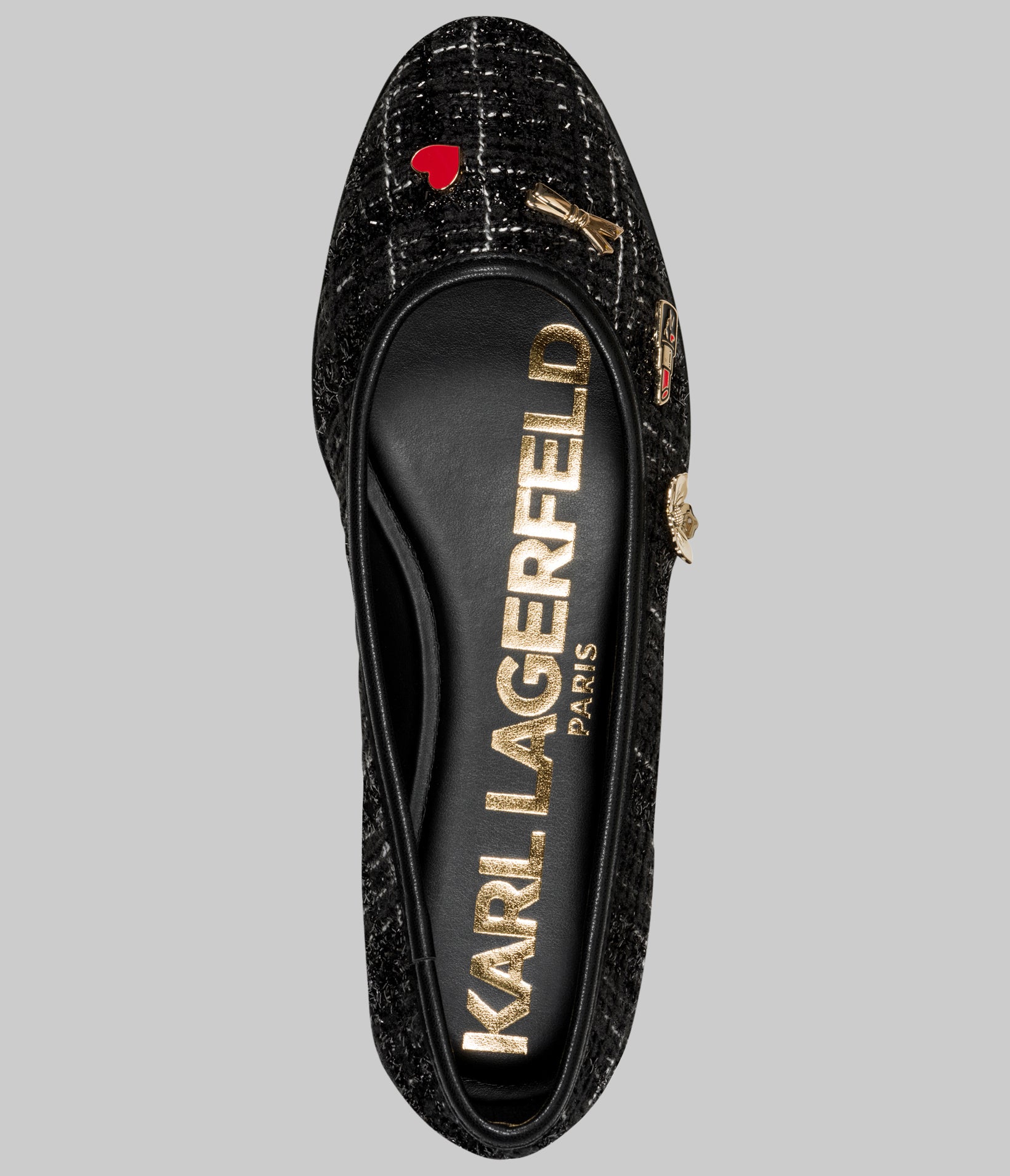 VADELLE TWEED PIN BALLET FLAT VIEW 4 | Women's Shoes