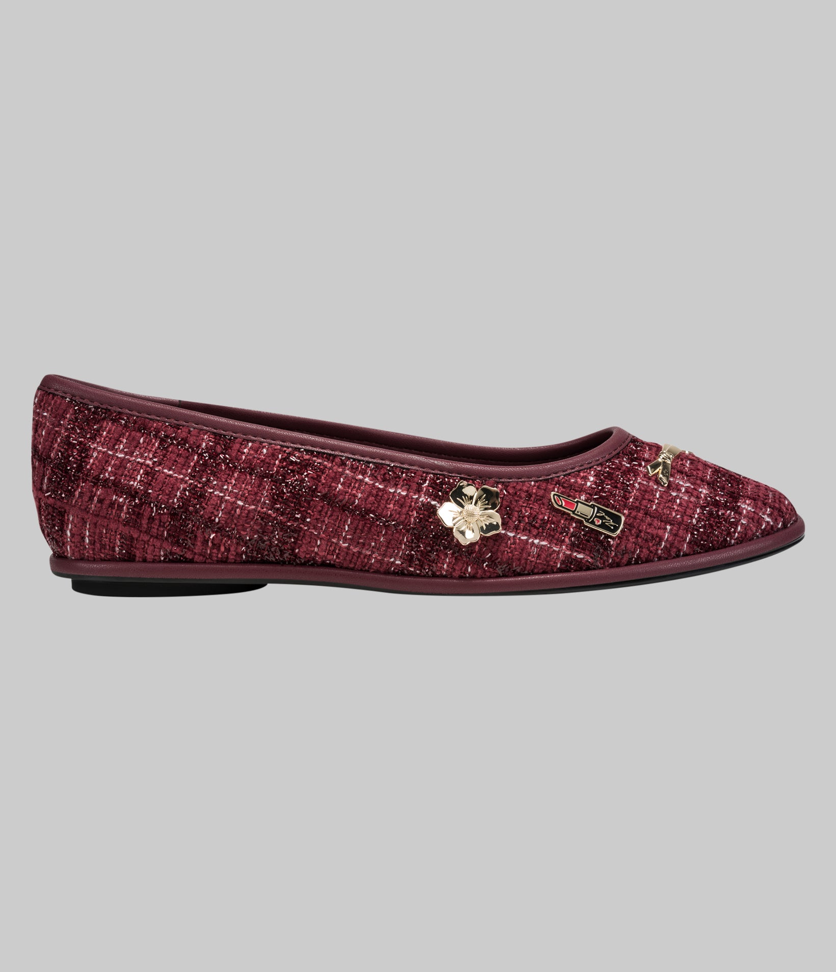 VADELLE TWEED PIN BALLET FLAT View 1 | Products
