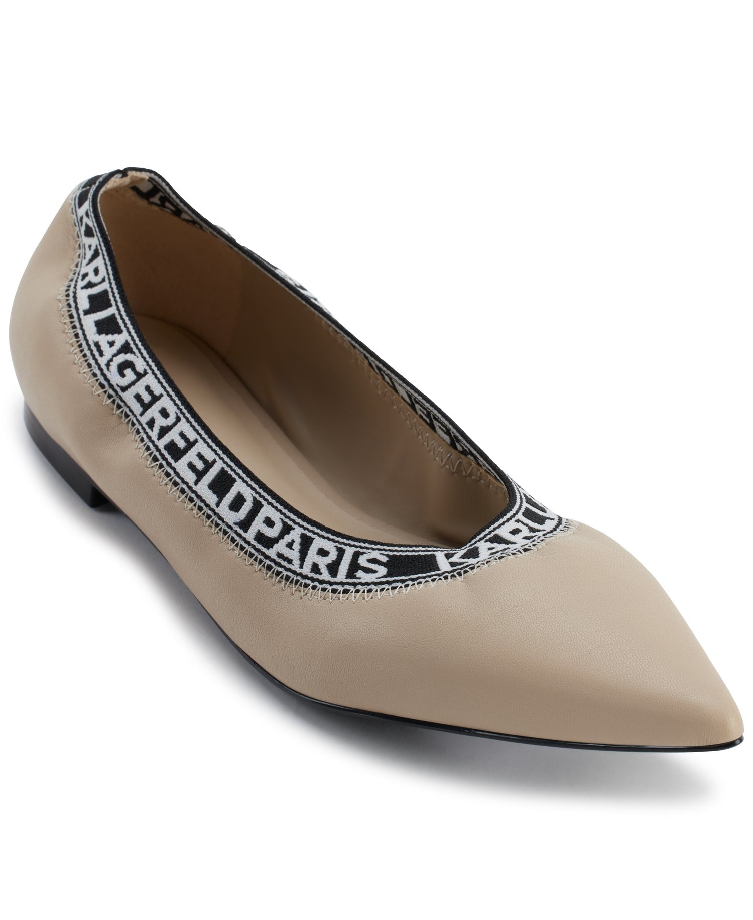 Karl Lagerfeld Nala Ballerine Pelle Rosa Blush – Nuove Taglia 9 US/39.5 EU