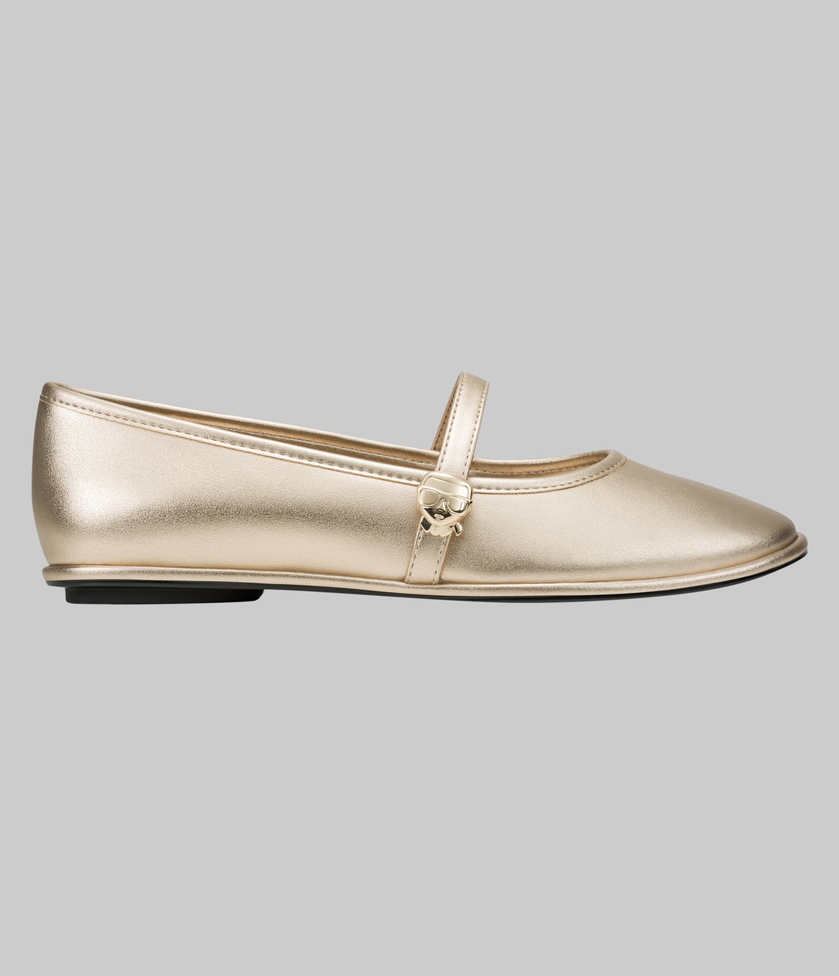 VIVENDEL METALLIC BALLET FLAT View 1 | Products