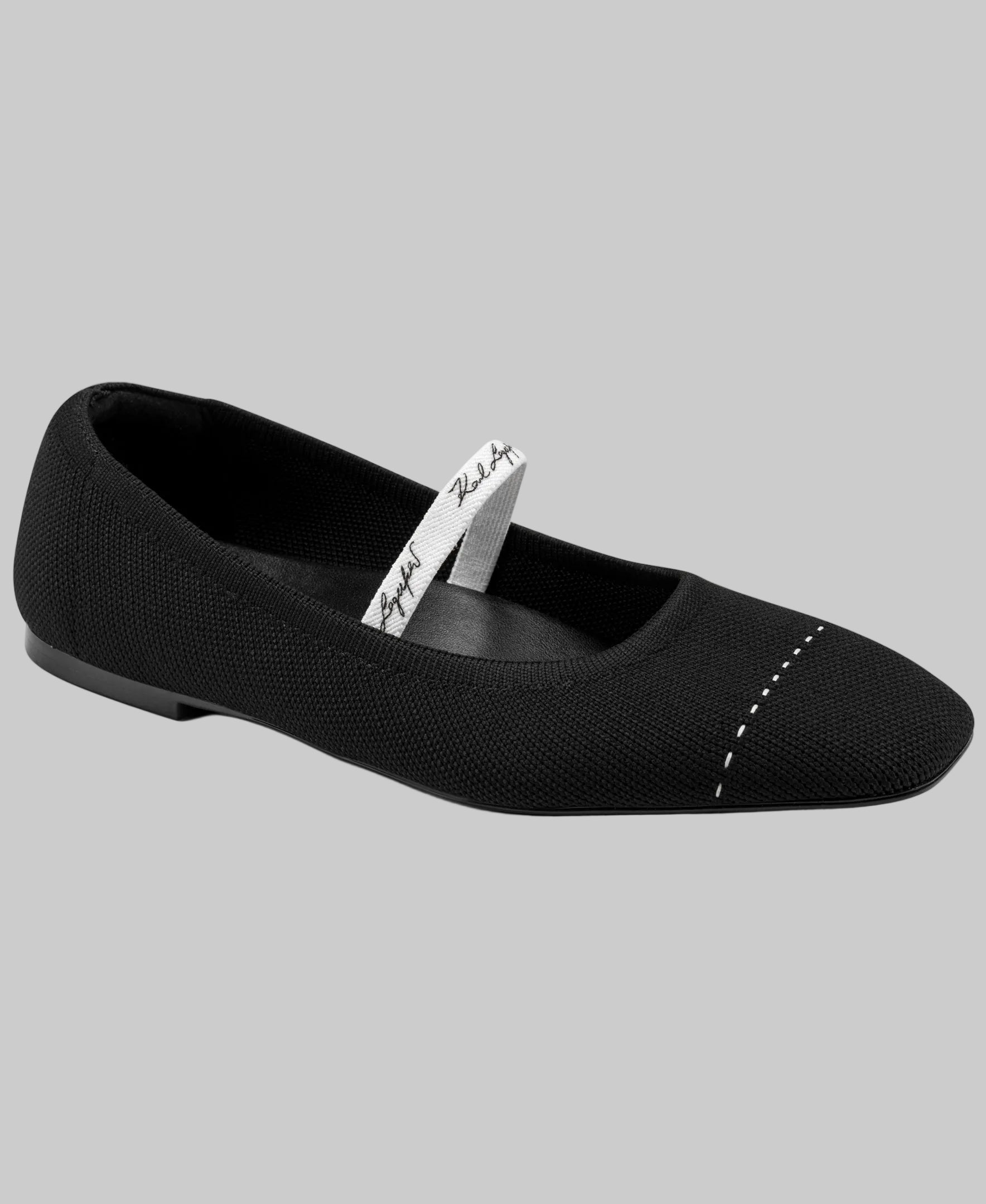 Zailey Two Tone Mary Jane Flat | Flats & Loafers | Karl Lagerfeld