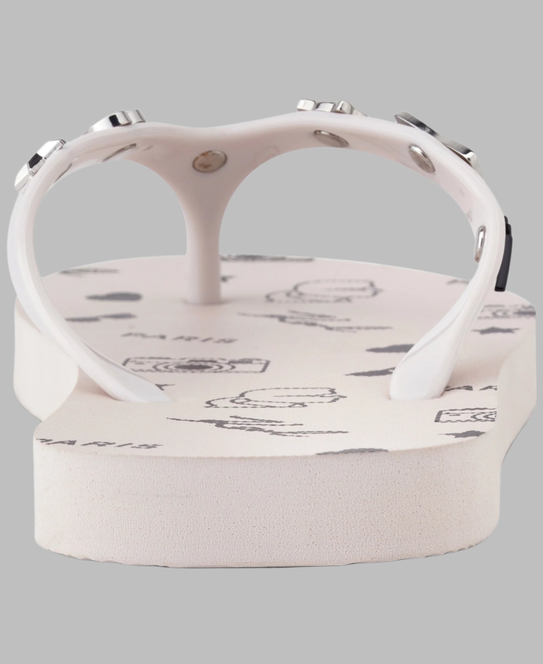 カールラガーフェルド　シェーンボーデン Zorica Patent Pin Flip Flop Sandal | Sandals | Karl Lagerfeld Paris